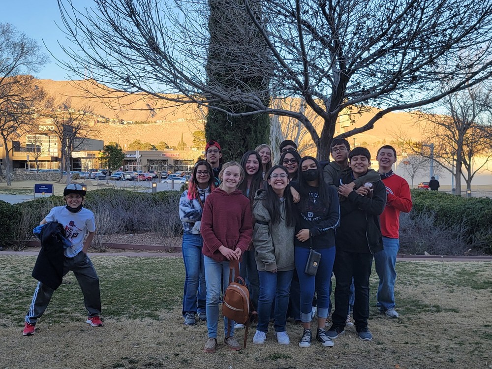Valentine Students take a Saturday field trip to El Paso for some UTEP Basketball. 